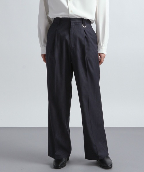 Dストライプワイドトラウザー(HARE)