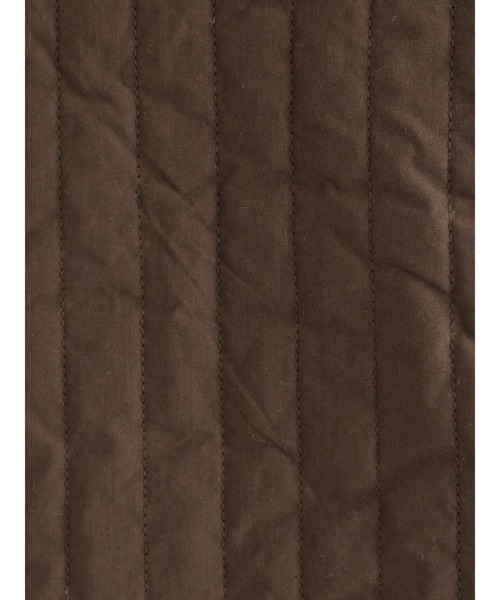 Samansa Mos2（サマンサ モスモス）の「中綿キルトリバーシブルベスト（ベスト・レディース・チャコール/ブラウン/ブラック・ﾌﾘ-）」の21枚目の写真