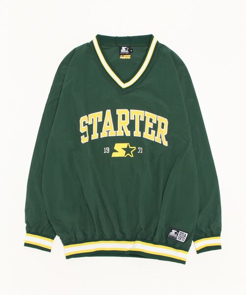 STARTER(スターター)の「JE-STARTER.ナイロンワッシャーリブラインプルオーバー(ブルゾン・メンズ・グリーン/パープル/ブラック・M/XL)」の12枚目の写真