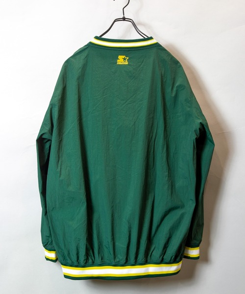 STARTER(スターター)の「JE-STARTER.ナイロンワッシャーリブラインプルオーバー(ブルゾン・メンズ・グリーン/パープル/ブラック・M/XL)」の6枚目の写真