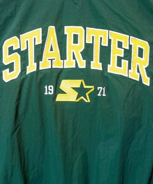 STARTER(スターター)の「JE-STARTER.ナイロンワッシャーリブラインプルオーバー(ブルゾン・メンズ・グリーン/パープル/ブラック・M/XL)」の8枚目の写真