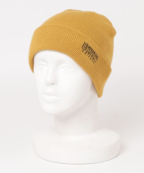 UNIVERSAL OVERALL（ユニバーサルオーバーオール）の「【UNIVERSAL OVERALL/ユニバーサルオーバーオール】ハイゲージミドルニットキャップ/ビーニー/刺繍（ニットキャップ/ビーニー・メンズ・ブラック/グレー/ダークグリーン/ベージュ/ブラウン/マスタード・57~59cm）」の6枚目の写真