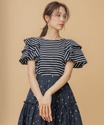 組曲（クミキョク）の「【組曲×setsuko sagittaire】joyバスク Tシャツ（Tシャツ/カットソー）」
