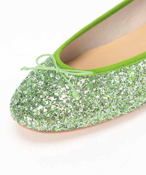 LE TALON（ルタロン）の「ラウンドグリッターバレエ（バレエシューズ・レディース・モスグリーン/ブロンズ・23cm/23.5cm/24cm/24.5cm/25.5cm/25cm/21/22cm/22.5cm/21.5）」の10枚目の写真
