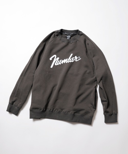 NUMBER (N)INE(ナンバーナイン)の「Number⑨ PULLOVER SWEATSHIRT(スウェット・メンズ・トップグレー/グリーン/ダークグレー/ブラック・2/3/4)」の2枚目の写真