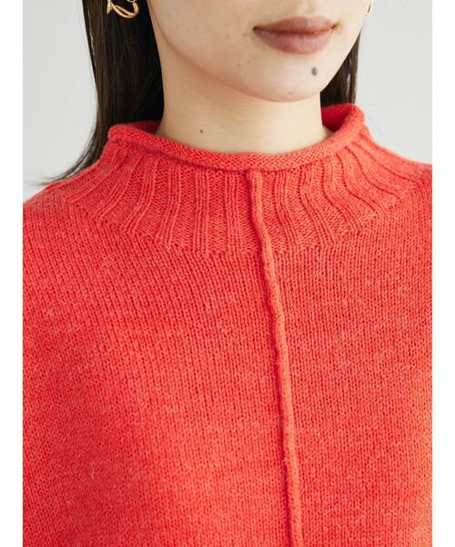 Green　Parks（グリーンパークス）の「ウールブレンド ロールネックプルオーバー（ニット/セーター・レディース・アイボリー/ブルー/モカ/レッド・FREE）」の15枚目の写真