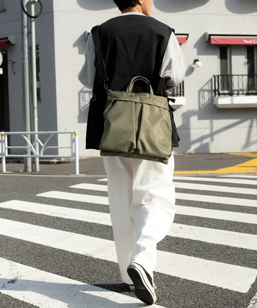 WEGO(ウィゴー)の「WEGO/ヘルメットバッグ(ショルダーバッグ・メンズ・カーキ/ブラック・FREE)」の15枚目の写真