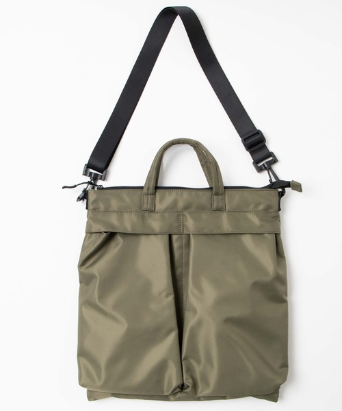 WEGO(ウィゴー)の「WEGO/ヘルメットバッグ(ショルダーバッグ・メンズ・カーキ/ブラック・FREE)」の16枚目の写真