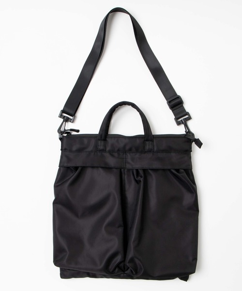 WEGO(ウィゴー)の「WEGO/ヘルメットバッグ(ショルダーバッグ・メンズ・カーキ/ブラック・FREE)」の8枚目の写真