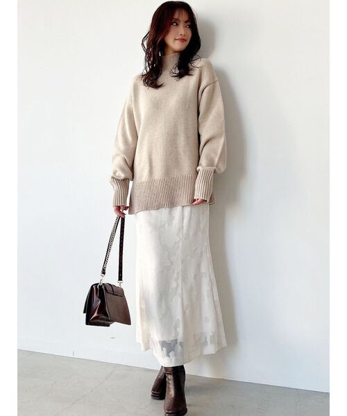 RESEXXY（リゼクシー）の「ジャガードマーメイドスカート（スカート・レディース・ラベンダー/ピンク/アイボリー・FREE）」の21枚目の写真