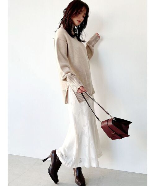 RESEXXY（リゼクシー）の「ジャガードマーメイドスカート（スカート・レディース・ラベンダー/ピンク/アイボリー・FREE）」の14枚目の写真