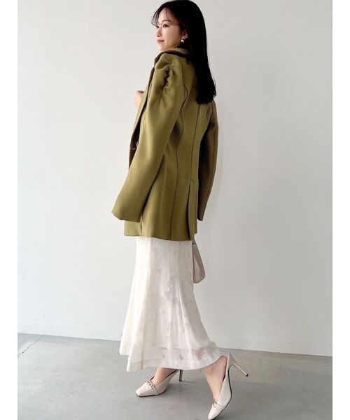 RESEXXY（リゼクシー）の「ジャガードマーメイドスカート（スカート・レディース・ラベンダー/ピンク/アイボリー・FREE）」の11枚目の写真