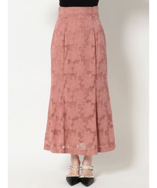 RESEXXY（リゼクシー）の「ジャガードマーメイドスカート（スカート・レディース・ラベンダー/ピンク/アイボリー・FREE）」の5枚目の写真