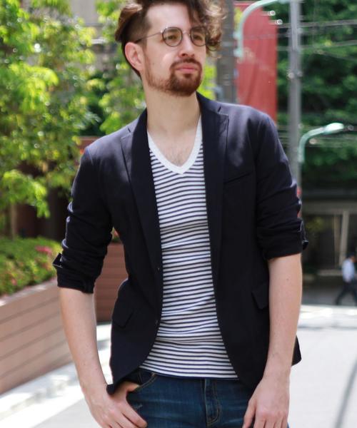 BEAUTY&YOUTH UNITED ARROWS（ビューティーアンドユースユナイテッドアローズ）の「BY 2ボタン ライトコットンジャケット◆（テーラードジャケット・メンズ・ベージュ/ネイビー・MEDIUM/X-LARGE/SMALL/LARGE）」の16枚目の写真