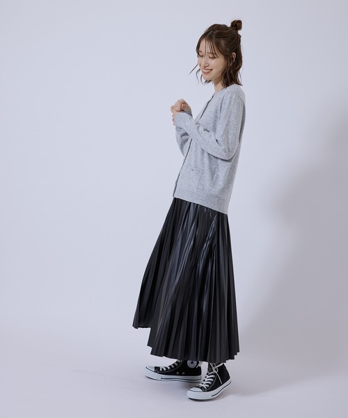 Jayro（ジャイロ）の「【上品な着回し】毛混ニットカーディガン（カーディガン/ボレロ・レディース・ベージュ/レッド/ネイビー/ブラック/グレー・M）」の17枚目の写真