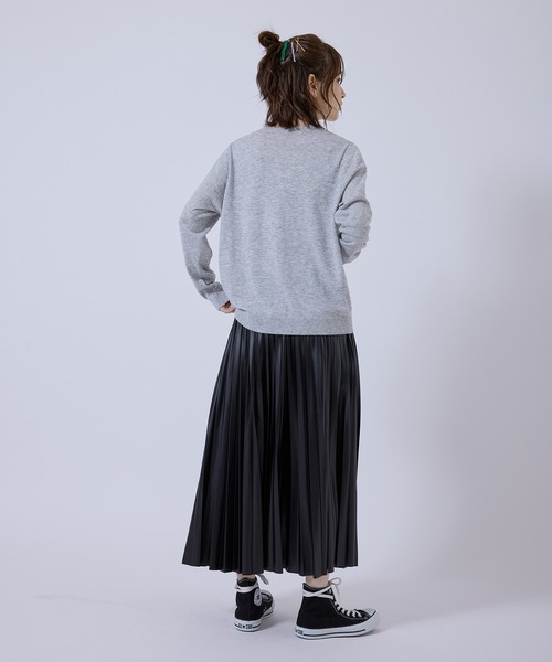 Jayro（ジャイロ）の「【上品な着回し】毛混ニットカーディガン（カーディガン/ボレロ・レディース・ベージュ/レッド/ネイビー/ブラック/グレー・M）」の18枚目の写真