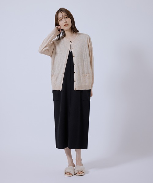 Jayro（ジャイロ）の「【上品な着回し】毛混ニットカーディガン（カーディガン/ボレロ・レディース・ベージュ/レッド/ネイビー/ブラック/グレー・M）」の21枚目の写真