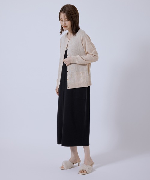 Jayro（ジャイロ）の「【上品な着回し】毛混ニットカーディガン（カーディガン/ボレロ・レディース・ベージュ/レッド/ネイビー/ブラック/グレー・M）」の22枚目の写真
