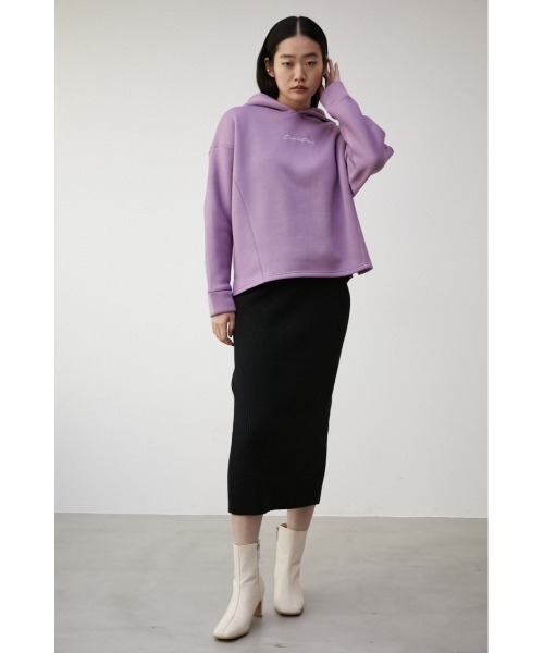 AZUL by moussy（アズールバイマウジー）の「CENTER STITCH SHORT BOOTS/センターステッチショートブーツ（ブーツ・レディース・ダークブルー/アイボリー/ブラック・LARGE/SMALL/MEDIUM）」の10枚目の写真