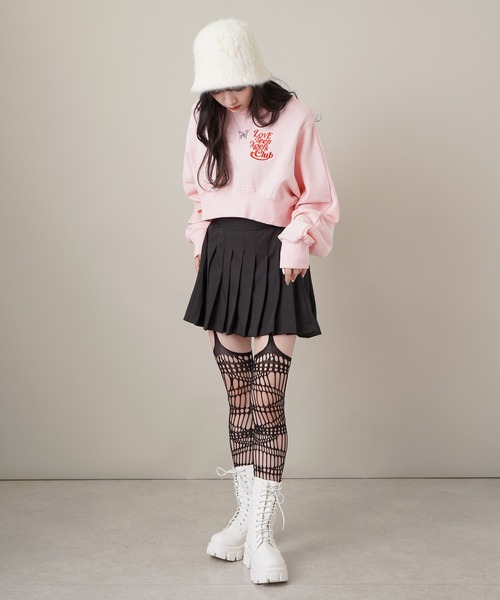 SPINNS(スピンズ)の「ダメージデザイン 網タイツ(タイツ/ストッキング・レディース・ブラック・ONESIZE)」の6枚目の写真