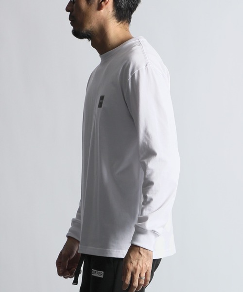 DUFFER EMBOSS LOGO SMOOTH CREW吸湿速乾 The DUFFER of ST.GEORGE（ザダファーオブセントジョージ）の
