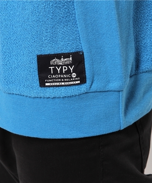 OUTLET(アウトレット)の「【CIAOPANIC TYPY】ベビーパイルクループルオーバー(Tシャツ/カットソー・メンズ・ブルー・MEDIUM/LARGE/SMALL)」の9枚目の写真