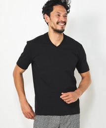 MEN'S BIGI（メンズビギ）の「シルケットスムースVネックテーラードTシャツ（Tシャツ/カットソー・メンズ）」