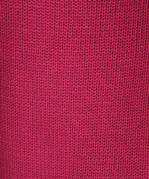 DRESKIP（ドレスキップ）の「◆【顔回りをすっきり見せる】Vネック片畦ニット（ニット/セーター・レディース・ブラック/ナチュラル/ブルー/ピンク系・02/03/04）」の12枚目の写真