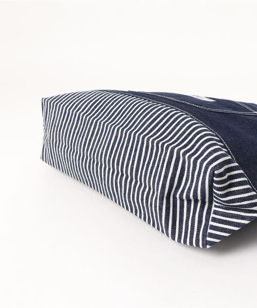 Kids Foret(キッズフォーレ)の「デニム無地・星柄レッスンバッグ(トートバッグ・キッズ・ネイビー/ブルー・FREE)」の4枚目の写真