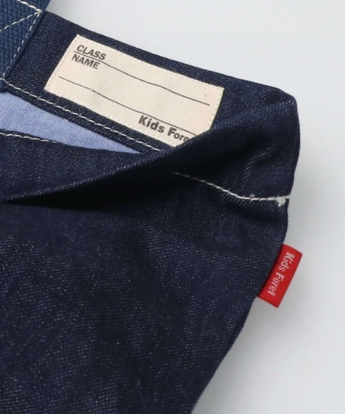 Kids Foret(キッズフォーレ)の「デニム無地・星柄レッスンバッグ(トートバッグ・キッズ・ネイビー/ブルー・FREE)」の9枚目の写真