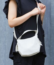 Firsthand/ファーストハンド レザーワイドストラップバッグ / 防水レザー