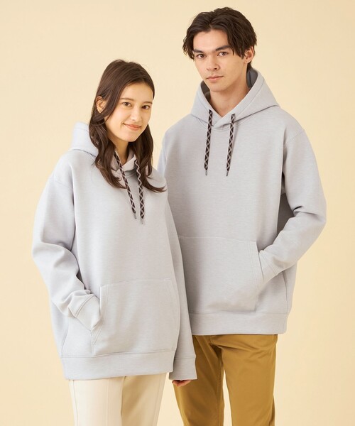 CB CRESTBRIDGE(シービークレストブリッジ)の「【Unisex】チェックコードダンボールニットフーディー(パーカー・メンズ・ネイビー/グレー系その他・2/1/3)」の1枚目の写真