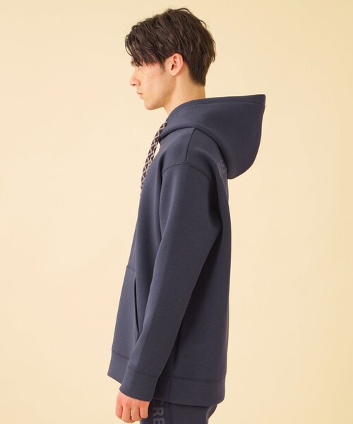 CB CRESTBRIDGE(シービークレストブリッジ)の「【Unisex】チェックコードダンボールニットフーディー(パーカー・メンズ・ネイビー/グレー系その他・2/1/3)」の12枚目の写真