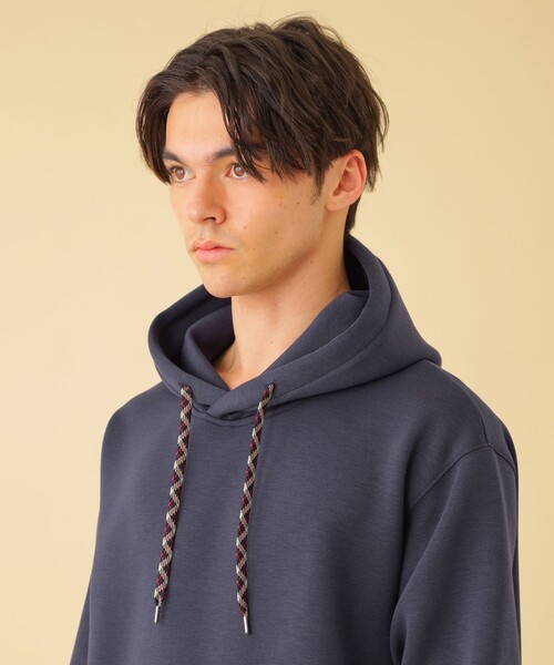 CB CRESTBRIDGE(シービークレストブリッジ)の「【Unisex】チェックコードダンボールニットフーディー(パーカー・メンズ・ネイビー/グレー系その他・2/1/3)」の10枚目の写真