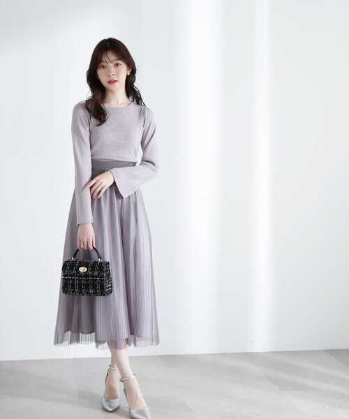 PROPORTION BODY DRESSING(プロポーションボディドレッシング)の「前後2Wayリボンニット / 1213170314(ニット/セーター・レディース・グレー/ピンク/パープル/ホワイト系その他・SMALL/MEDIUM)」の20枚目の写真