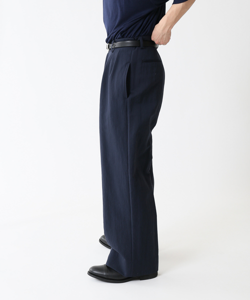 UNFOLLOW アンフォロー スラックス メンズ 【古着】【中古】 UNFOLLOW（アンフォロー）の「【FOLL/フォル】セミワイド