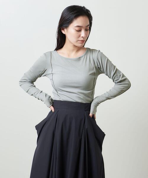 テレコクルーネックカットソー MARW UNITED ARROWS（マルゥ ユナイテッドアローズ）の「＜MARW