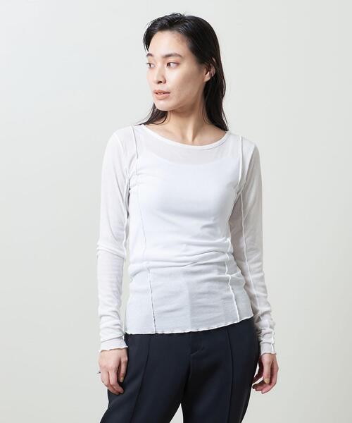 テレコクルーネックカットソー MARW UNITED ARROWS（マルゥ ユナイテッドアローズ）の「＜MARW