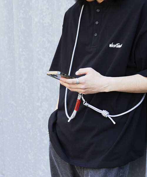 Topologie(トポロジー)の「Topologie/トポロジー 6mm ROPE STRAP(ストラップ単体)(スマホグッズ・レディース・ブラック/ネイビー/ナチュラル/その他9/ブルーグリーン/パープル/ターコイズブルー/グレー/ピンク/オレンジ/サックスブルー/オフホワイト/その他16/ライトピンク/ピンク系その他/オリーブ/ラベンダー/レモンイエロー・ONE SIZE)」の3枚目の写真