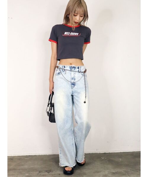 EMODA（エモダ）の「チェーンロゴベルト（ベルト・レディース・ブラック/ブラウン・FREE）」の4枚目の写真