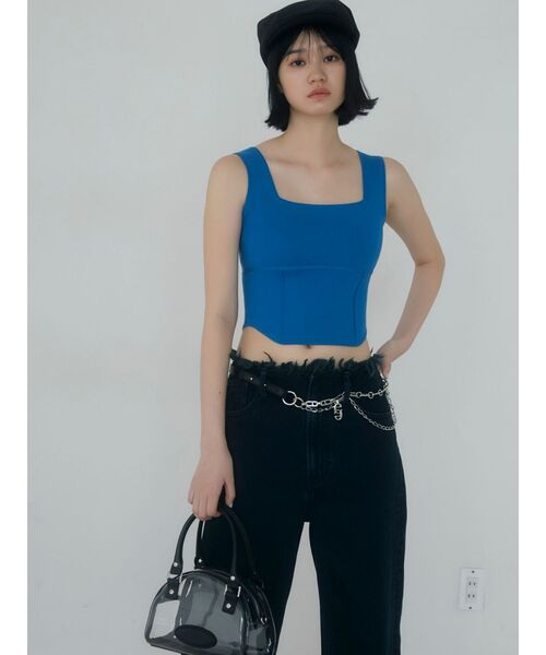 EMODA（エモダ）の「チェーンロゴベルト（ベルト・レディース・ブラック/ブラウン・FREE）」の6枚目の写真