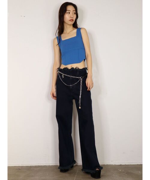 EMODA（エモダ）の「チェーンロゴベルト（ベルト・レディース・ブラック/ブラウン・FREE）」の14枚目の写真