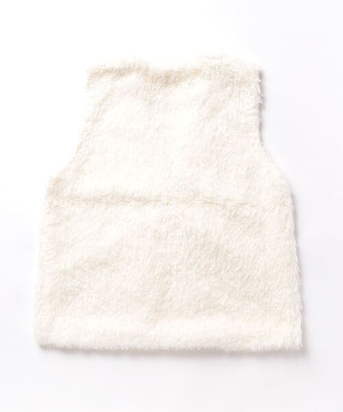 flower（フラワー）の「フェミニンシャギーベスト（ベスト・レディース・ホワイト/ベージュ・FREE）」の11枚目の写真