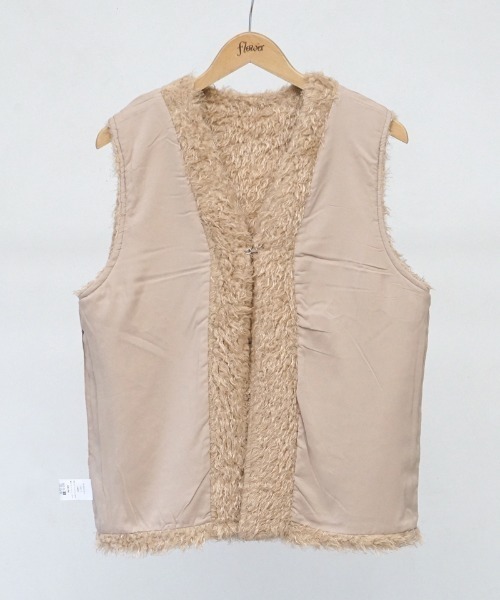 flower（フラワー）の「フェミニンシャギーベスト（ベスト・レディース・ホワイト/ベージュ・FREE）」の19枚目の写真