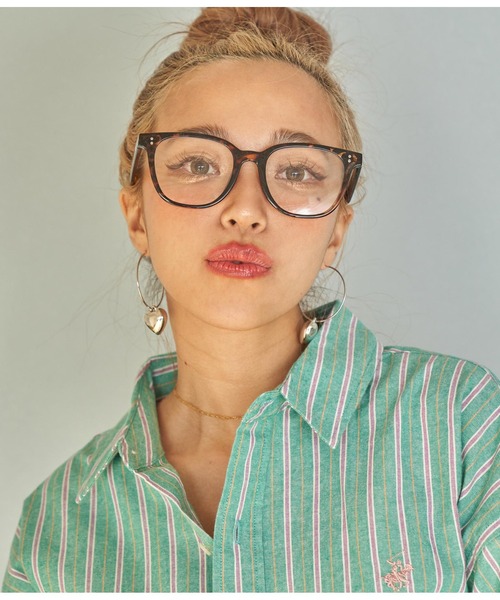 anap mimpi(アナップミンピ)の「クリアダテメガネ(メガネ・レディース・ブラウン/ブラック/クリア・FREE)」の20枚目の写真