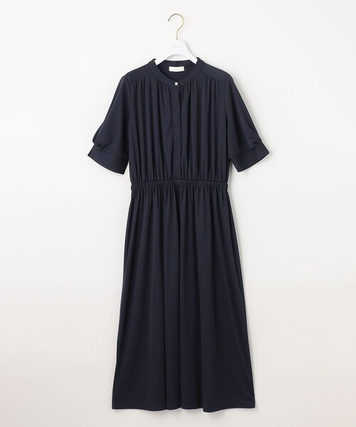 ANY SIS(エニィスィス)の「【接触冷感・吸水速乾・UVケア】エアリードレープスムース ワンピース(ワンピース・レディース・ネイビー系1/ライラック系/ネイビー系・0)」の11枚目の写真