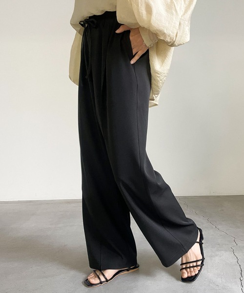 select MOCA（セレクトモカ）の「リラックスイージーパンツ（その他パンツ・レディース・スミクロ/スモークピンク/アイボリー/グレイッシュブルー・FREE）」の17枚目の写真