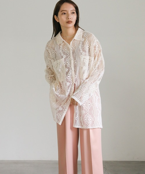 select MOCA（セレクトモカ）の「リラックスイージーパンツ（その他パンツ・レディース・スミクロ/スモークピンク/アイボリー/グレイッシュブルー・FREE）」の16枚目の写真