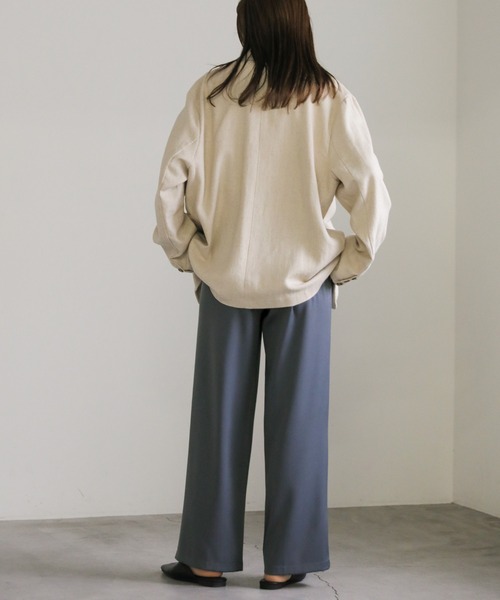 select MOCA（セレクトモカ）の「リラックスイージーパンツ（その他パンツ・レディース・スミクロ/スモークピンク/アイボリー/グレイッシュブルー・FREE）」の8枚目の写真