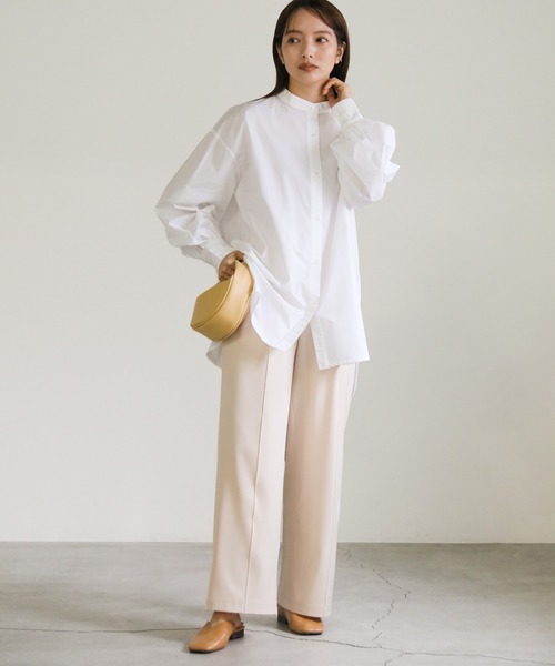 select MOCA（セレクトモカ）の「リラックスイージーパンツ（その他パンツ・レディース・スミクロ/スモークピンク/アイボリー/グレイッシュブルー・FREE）」の7枚目の写真